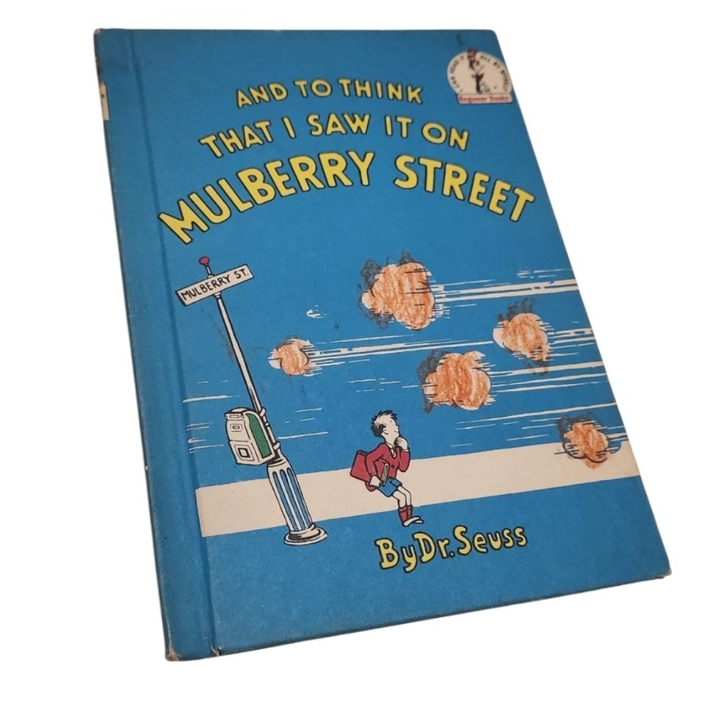 And to Think That I Saw It on Mulberry Street Dr Seuss Book Club Edition Vintage